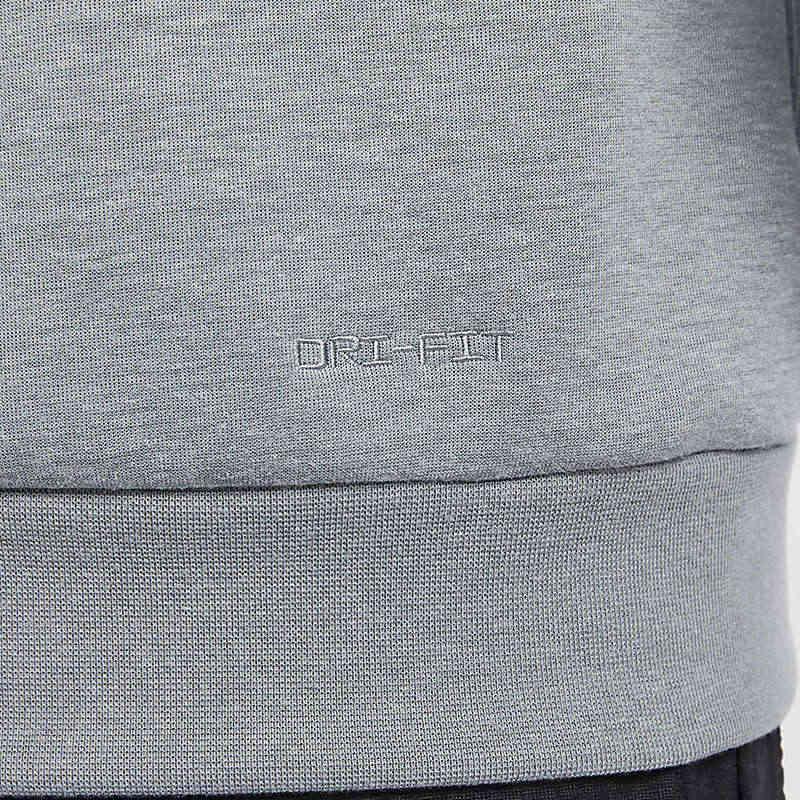Nike Primary Dri-Fit Solid Color Comfortable Quick-Dry Versatile Crewneck Sweatshirt Men Sweatshirt Gray FZ0972-065