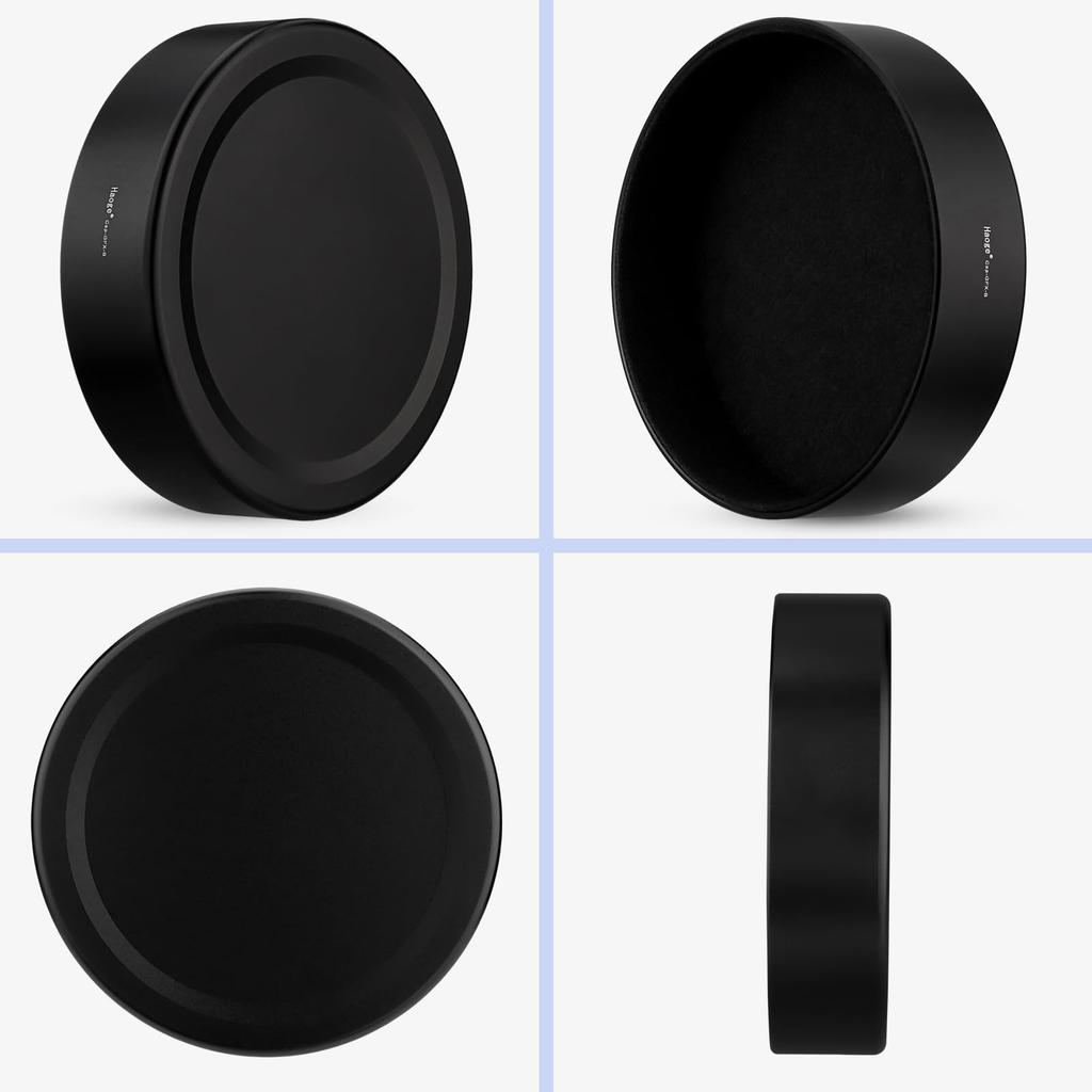 Haoge Metal Front Lens Cap Cover for Fujifilm GFX100RF Camera Accessories Black Cap - GFX-B