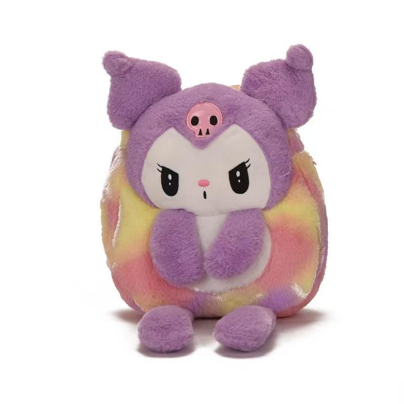 Jucărie de pluș Labubu Rucsac de iarnă și geantă crossbody - Ghiozdan drăguț