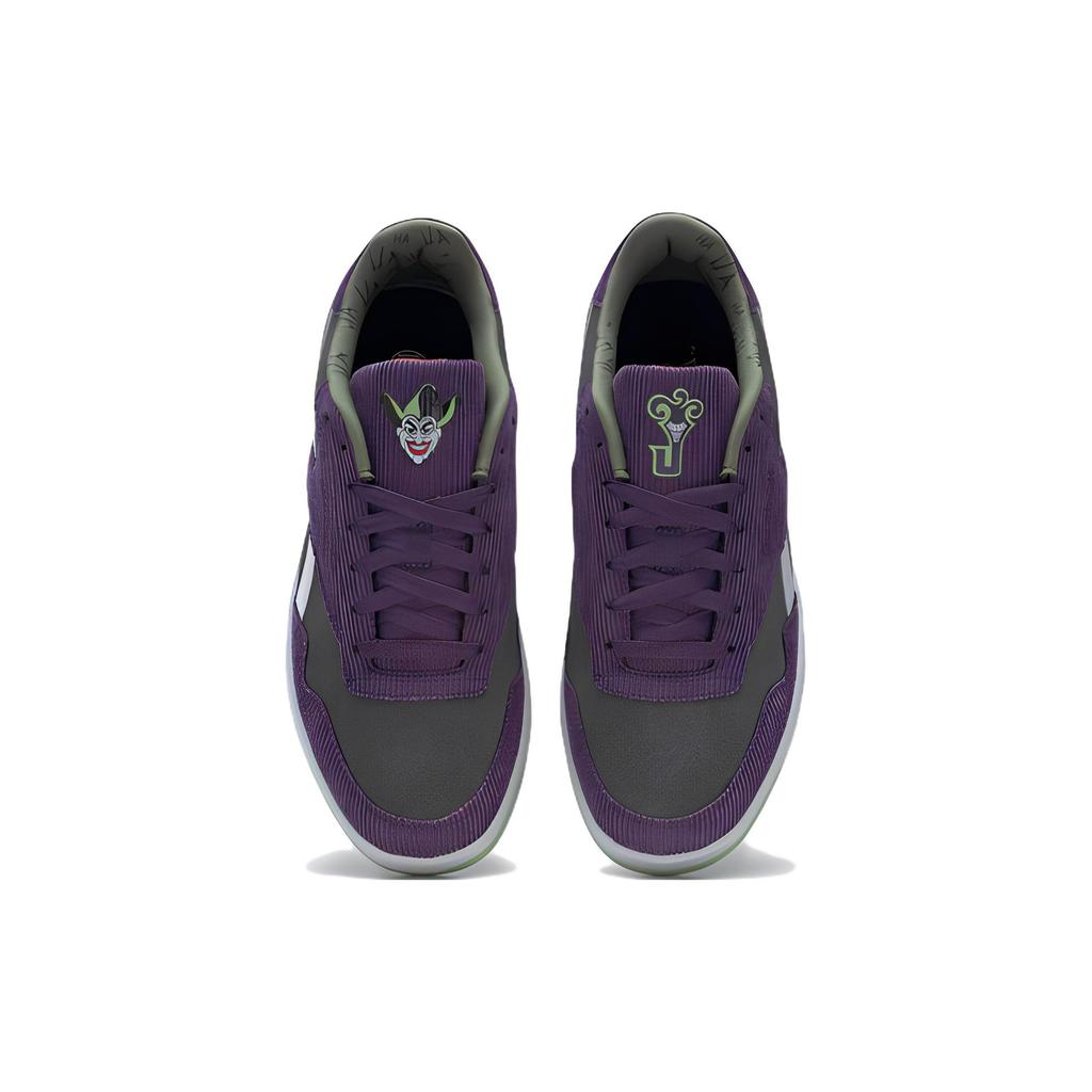 Reebok Tech T Low Top Sneakers Unisex Sneakers Purple Green White HQ4588
