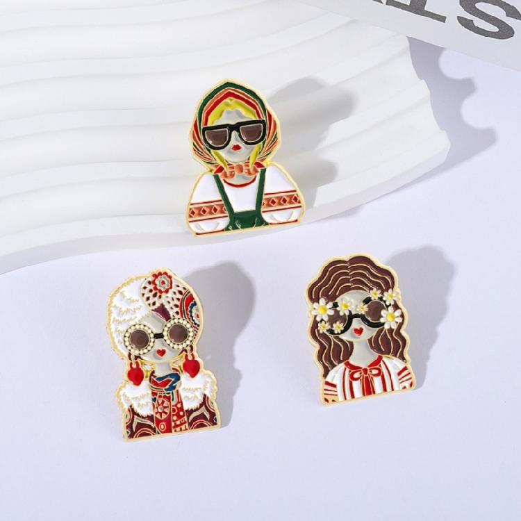Zinklegierung Retro Cartoon Brosche Reversabzeichen Gesammelt Emaille Pin Schmuck Dekorative Accessoires Geschenk für Erwachsene
