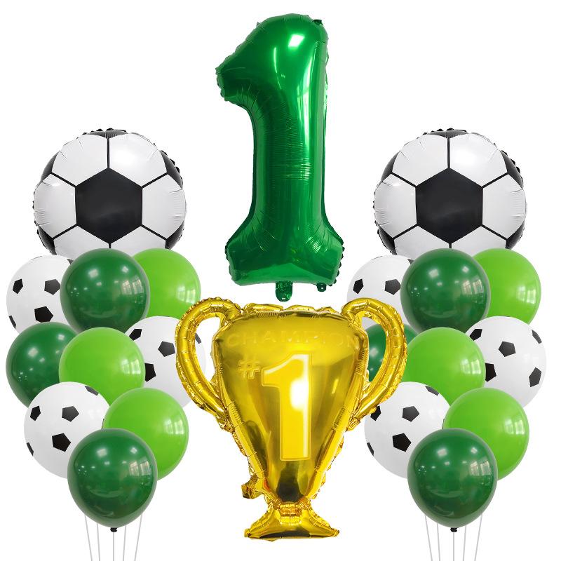 

Shade Football Trophy Aluminum Film Birthday Balloon Set Competition Boy Birthday Photo Props Scene Decorative Supplies Trophy Football Set 1