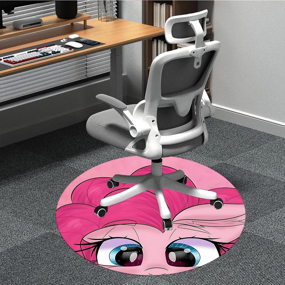 

1pc My Little Pony Office Round Area Rug, Under Office Chairs Bedroom Living Room Home Decor a1022183 80cm by 80cm