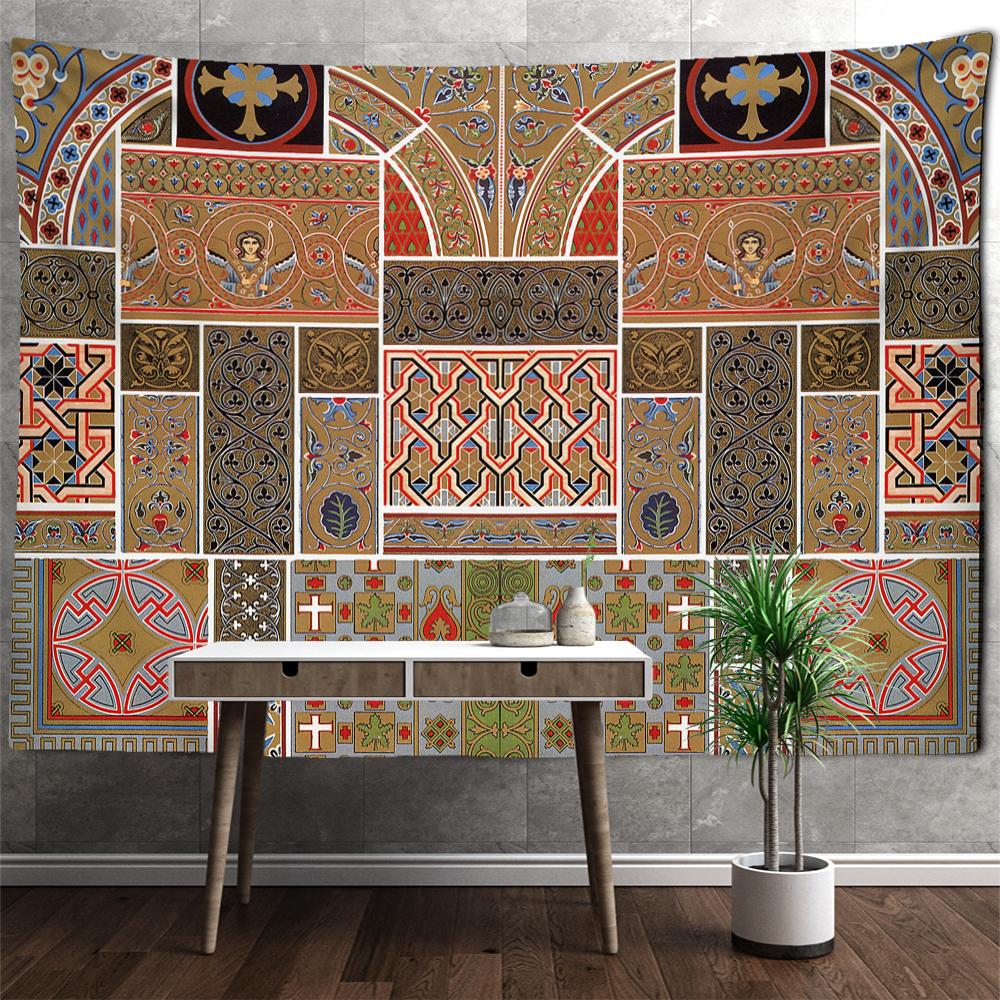Model Mandala Agățătoare de Perete Hippie Tapiserie Psihedelic Mister Mural Tapiserie Living Dormitor Artă Decor Acasă