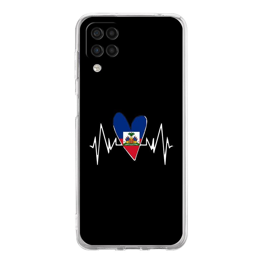 Phone Case For Samsung A54 A52 A50 A70 A10 A30 A40 A20S A20E A02S A12 A14 A22 A24 A42 A34 A32 5G A04s Cover Shipping Haiti Flag