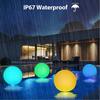 Solar Ball Lights Outdoor Waterproof,16 RGB Color Remote Changing ,Garden Landscape Lighting w/ Stakes for Yard Patio Pathway