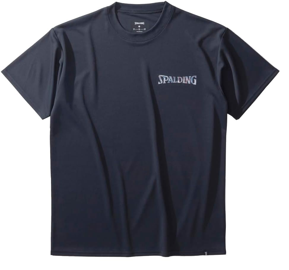 

Spalding Hologram Wordmark T-Shirt, Black, Large, SMT25017