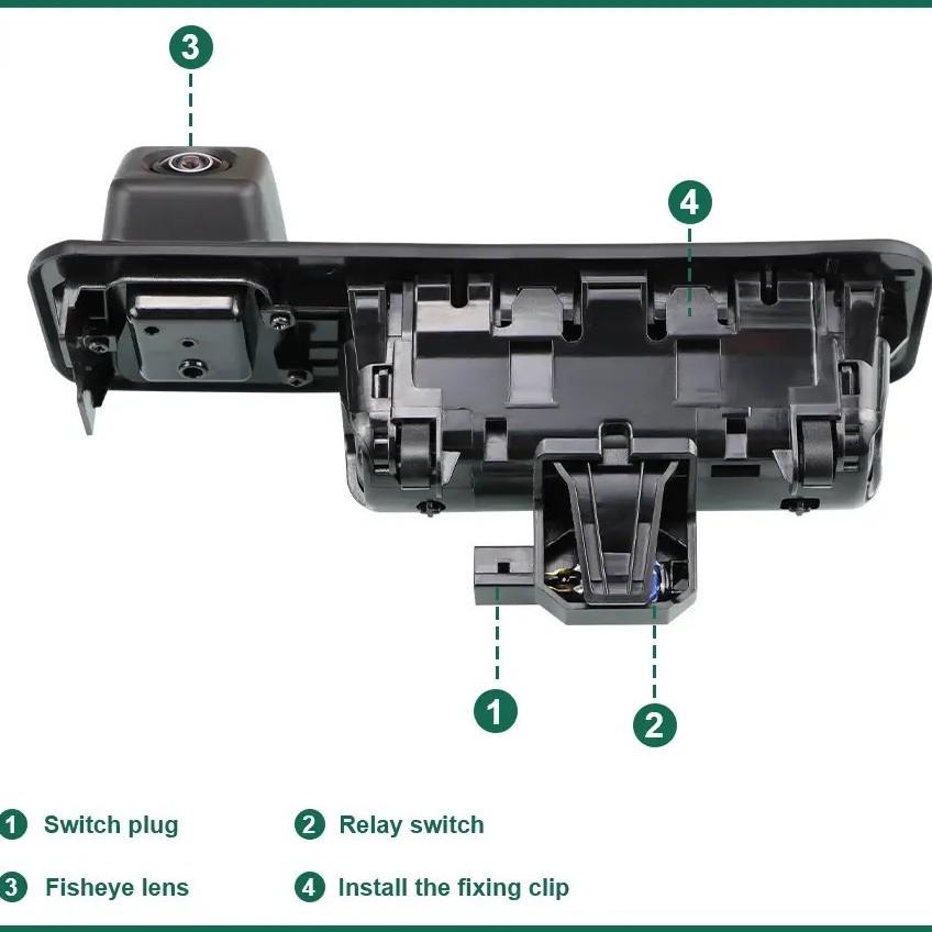 BMW Series & X Models High-Definition AHD 1080P Night Vision Waterproof Reversing Camera.