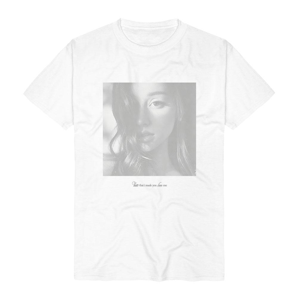 Hate That I Made You Love Me Photo T-shirt Ariana Grande Petal Flower Design Graphic Print Tees Short Sleeve Cotton Female Shirt