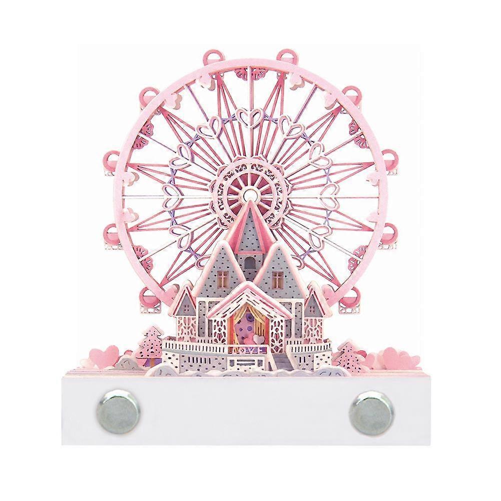 3D Memo Pad Ferris Wheel Sticky Notes DIY Three-Dimensional Paper Carving