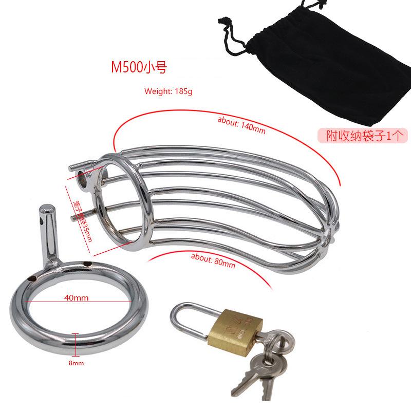 Metal Cage Penis Lock Chastity Lock Chastity Cleaner Long-Term Wear CB Sex Toys Sex Tools Cage SM