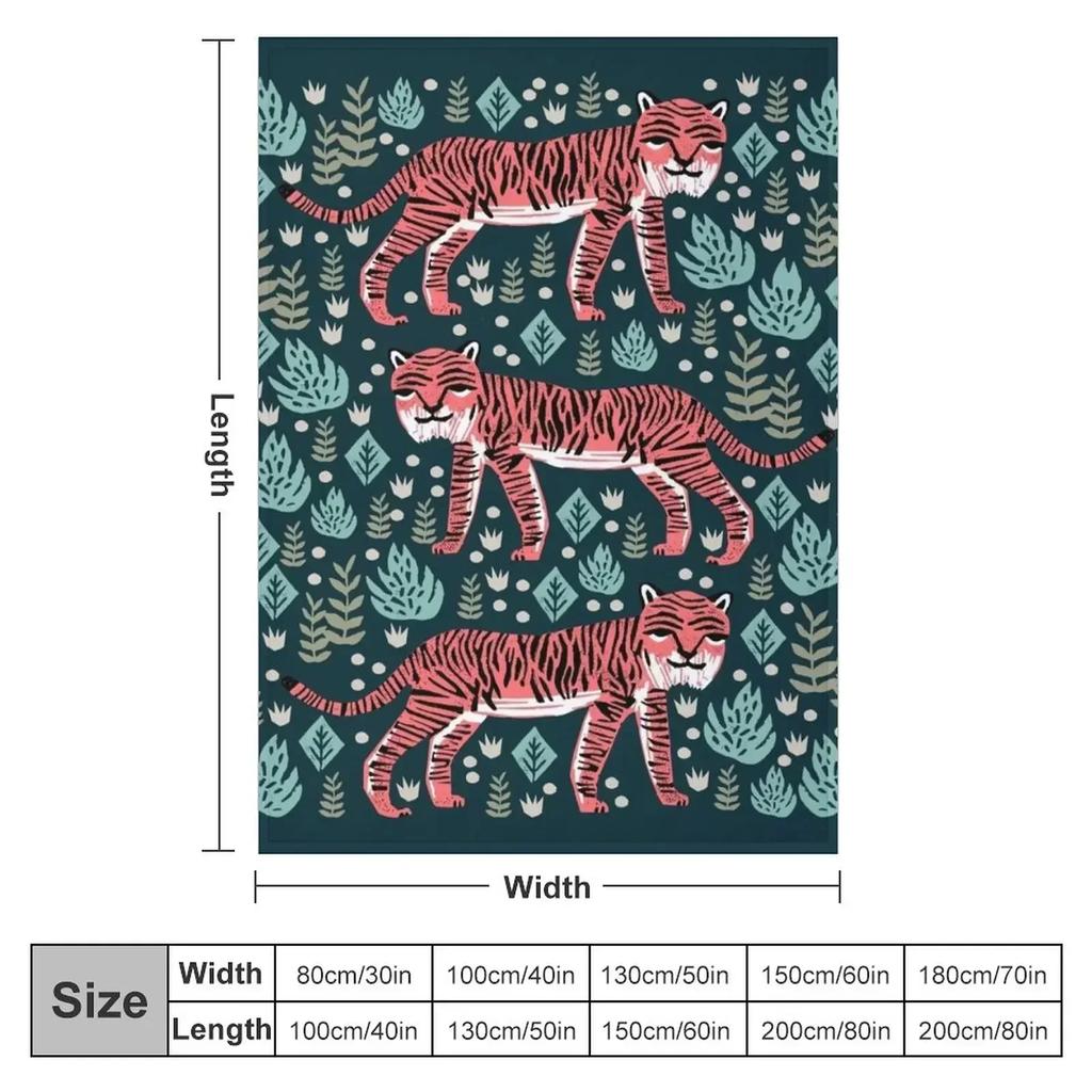 Safari Tiger By Andrea Lauren Throw Blanket Extra Large Throw Beautifuls Decorative Sofas Hairys Soft Hairy Blankets