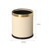 Open Top Trash Can Waste Can Wastebasket Rustic Garbage Can Kitchen Trash Bin for Hotel Guestroom Study Room Home