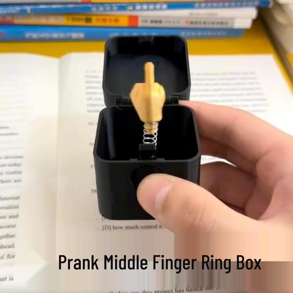 Cutie Inel degetul Mijlociu: Gag creativ de decompresie cu senzație high-end