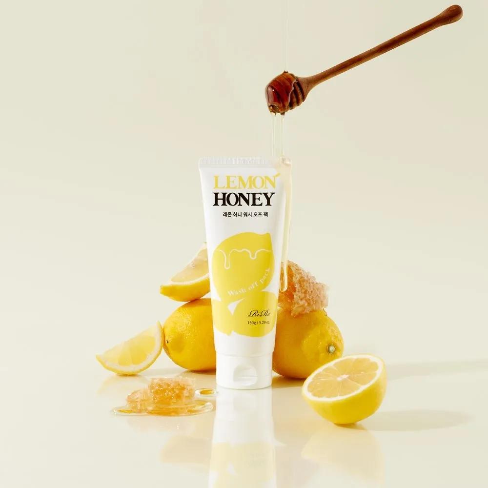 

RIRE Lemon Honey Wash-Off Pack 150G / Exfoliating Lemon Honey Pack Skin Moisturizing