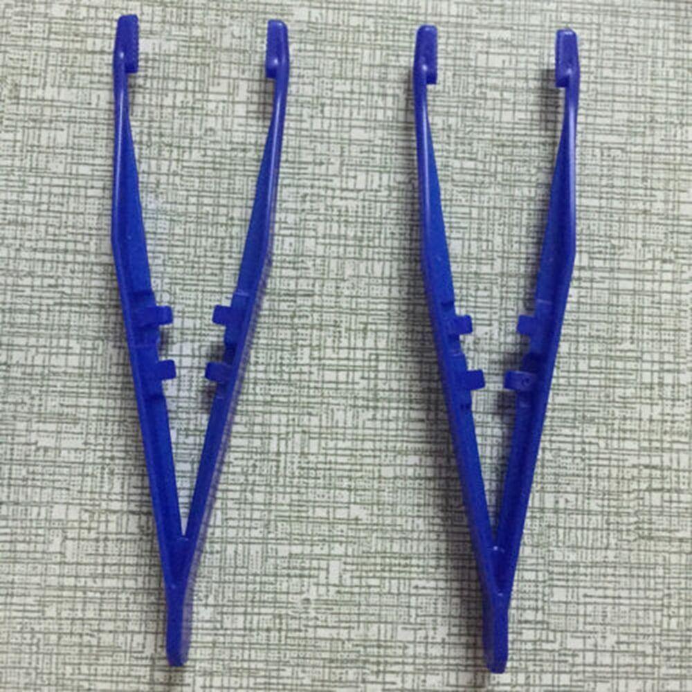 Jewelry Making Clip Applicator Repair Tweezers Forceps for Crafts Plastic Tweezer Kit Hand Tool Set