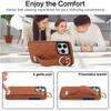 PU Leather Ring Wrist Strap Phone Case for IPhone 15 14 Plus 13 12 Mini 11 Pro Max X XS XR 7 8 Plus Holder Shockproof Cover