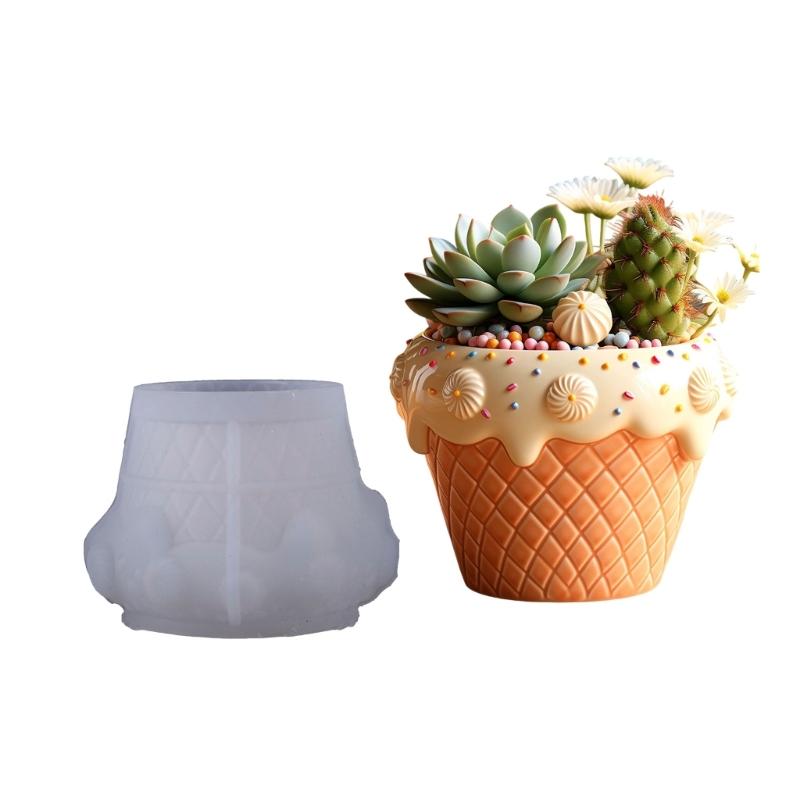 

Creative Silicone Shaping Tool For Unique Plant Containers Seamless Demolding Apparence Perfect For DIY Crafts And Home Decorations 1