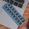 Mini Crystal Finger Piano Acrylic 8-tone Kalimba Thumb Piano Cute Christmas Music Gifts Keyboard Instrument for Children Trainer
