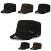 Men Letters Classic Warm Flat Cap Winter Ear Protection Thickened Travel Outdoor