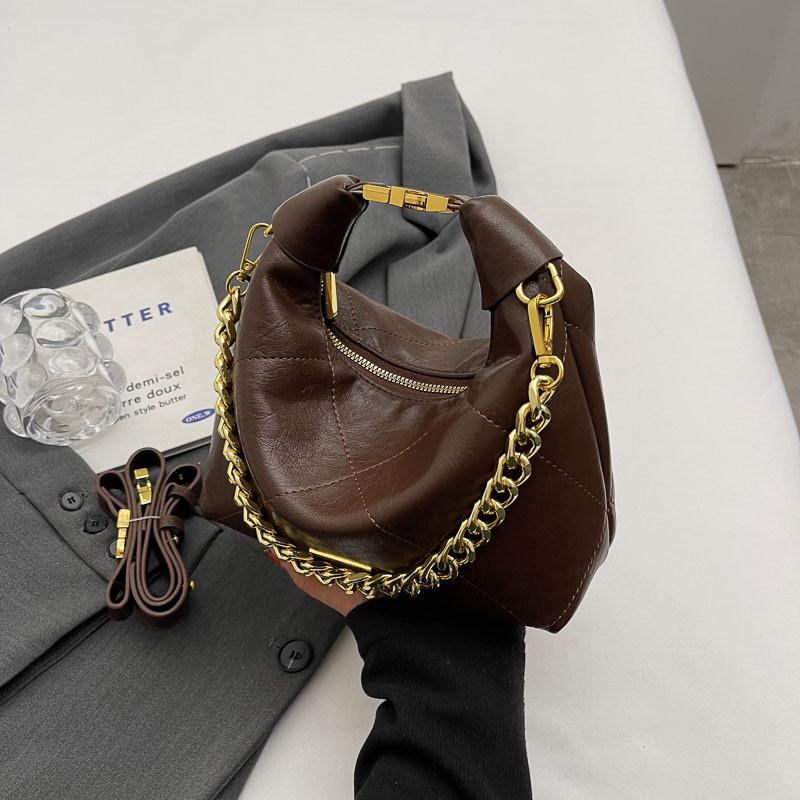 IELGY Ladies Messenger Bag Chain Portable Diamond Underarm Bag