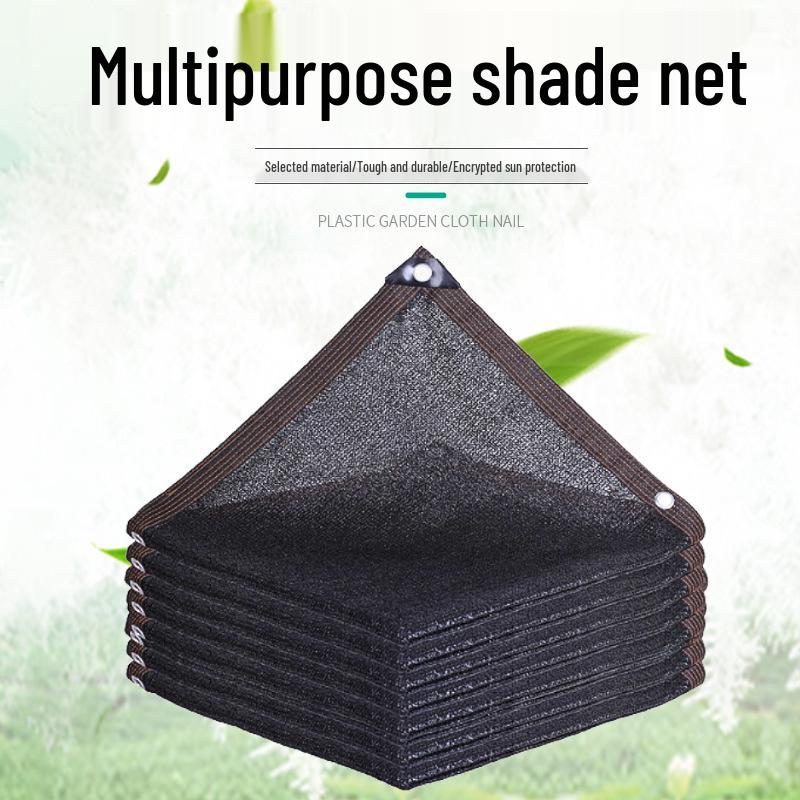 Black Hemmed Shade Net: Encrypted, Thickened, Anti-Aging Sun Protection