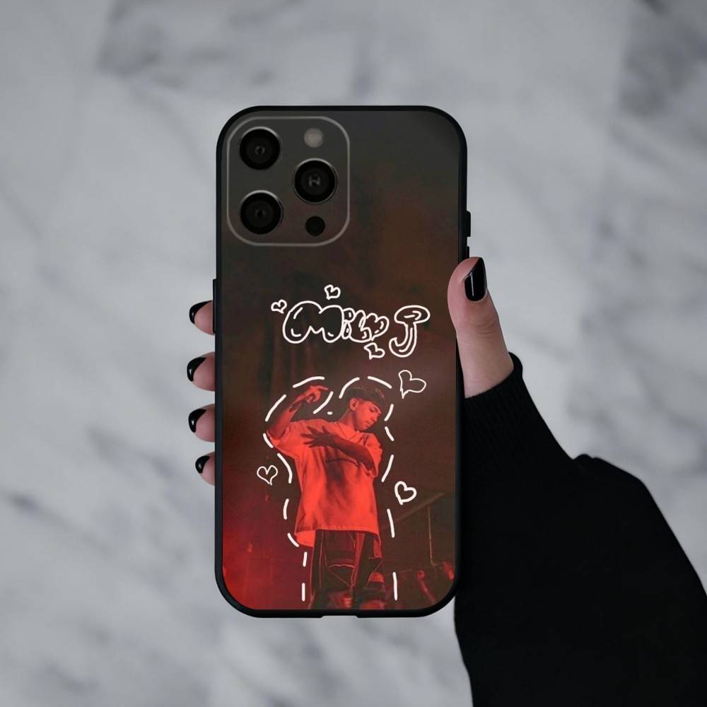 R-Рэпер S-Певец M-Майло J Чехол для телефона для iPhone 17pro, 16,15,14,13,12,11 X XR Plus, Другие Мягкий Черный Чехол iPhone14ProMax