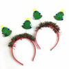 Sequin Christmas Tree Headband & Hair Clips for Kids & Adults - Festive Holiday Accessories