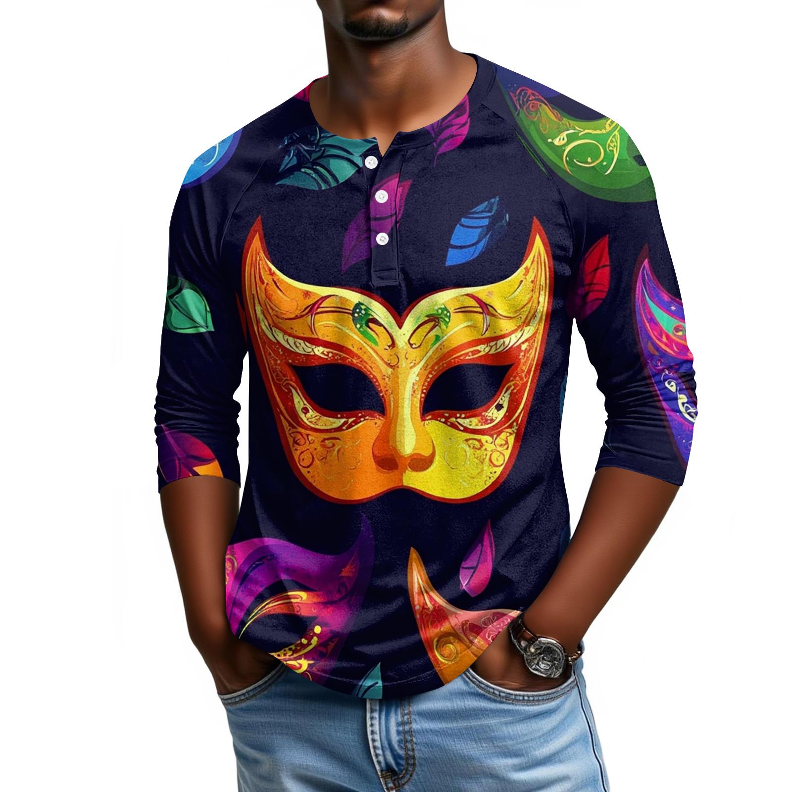 

Мужской топ с рукавом реглан и рукавом три четверти XL золотой