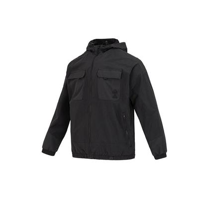 Essentials Woven Jacket Men Outerwear Black IA6959
