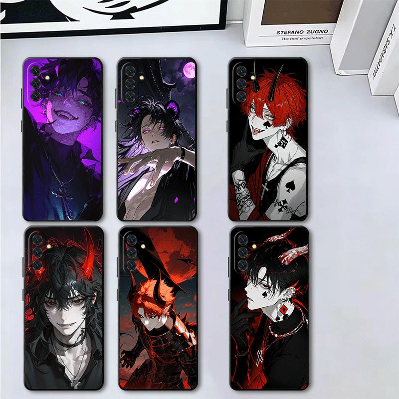 Devil Bad Boy Anime Style Soft Phone Case for Samsung A17 A37 A57 A16 A26 A36 A56 A15 A25 A35 A55 A14 A24 A34 A54 A13 A23 A33 A5