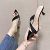Open-toed Sandals Women's New Elastic Cool Boots with Pointed High Heels Women's Stilettos