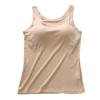Modal with Chest Cushion Vest Women's Threaded Inner Bra One-piece Underwear Sleeveless Base Can Be Worn Externally with Yoga Camisole