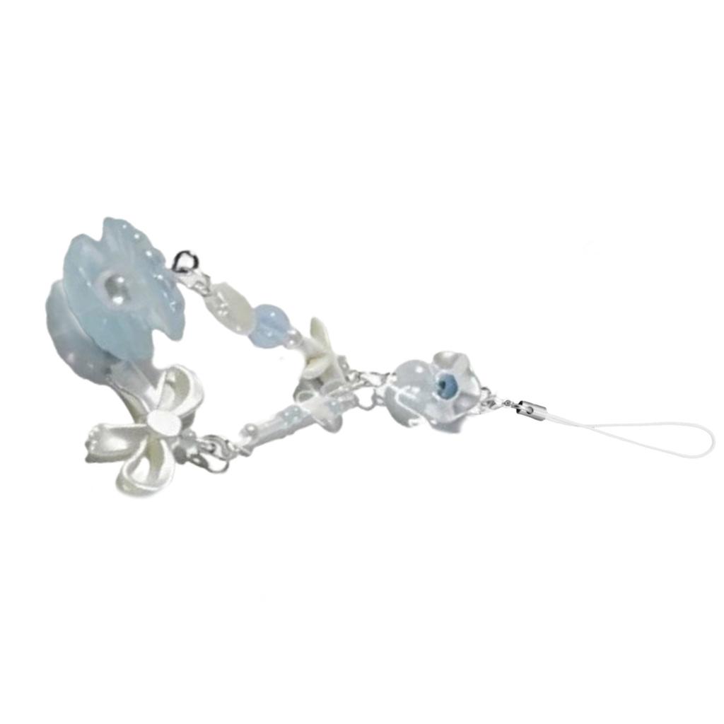 Muschel Schleife Perle Schlüsselanhänger Niedliche Dekorationen Schlüsselanhänger Ornament Rucksack Handtasche Anhänger Geschenk für Mädchen Frauen