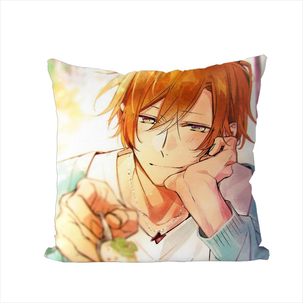 

SSasaki And Miyano Pillow Case For Car Sofa Decorative Home Doublesided Print Plush Square Throw Pillow Cushion Cover 30x30cm