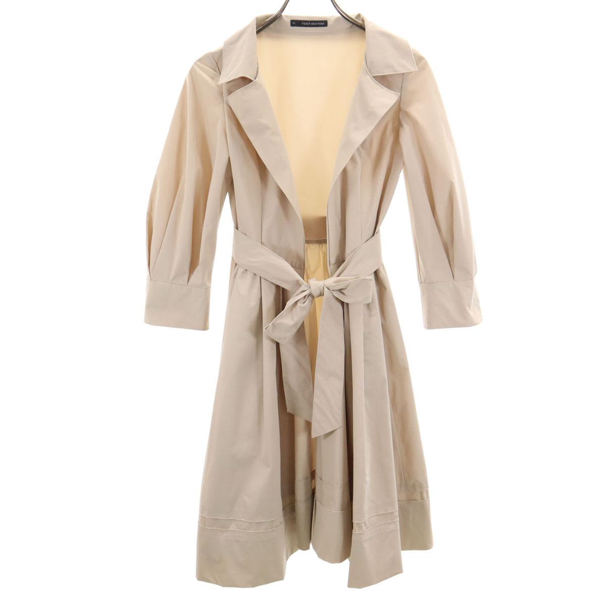 

FOXEY NEW YORK made in Japan coat 38 beige Women Used