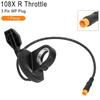 Universal E-Bike108X Throttle Right Finger Throttle 36V 48V 60V 72V Electric Bicycle Accelerator Voltage Right Thumb Throttles Throttles 2