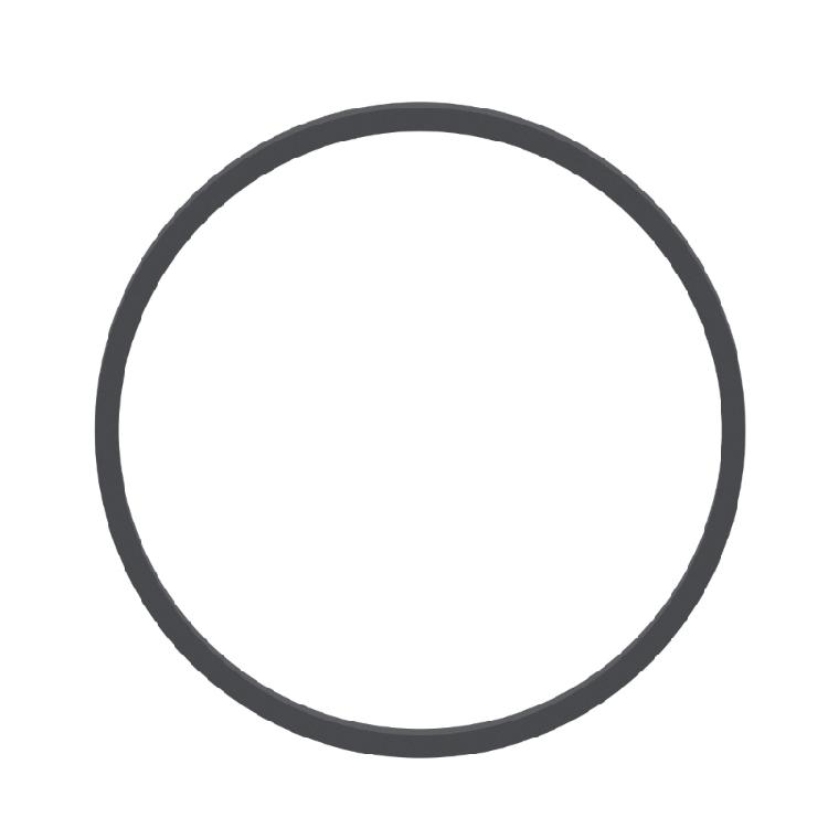 Rubberen Aandrijfriem voor Videospelers Riemen Hoge Elasticiteit 20-100mm Gevouwen Maat Optie Dikte 1.5mm