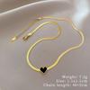 Real Gold Cold Necklace In The E-Commerce Good Goods Furnace, Women'S Collarbone Chain With Jewelry