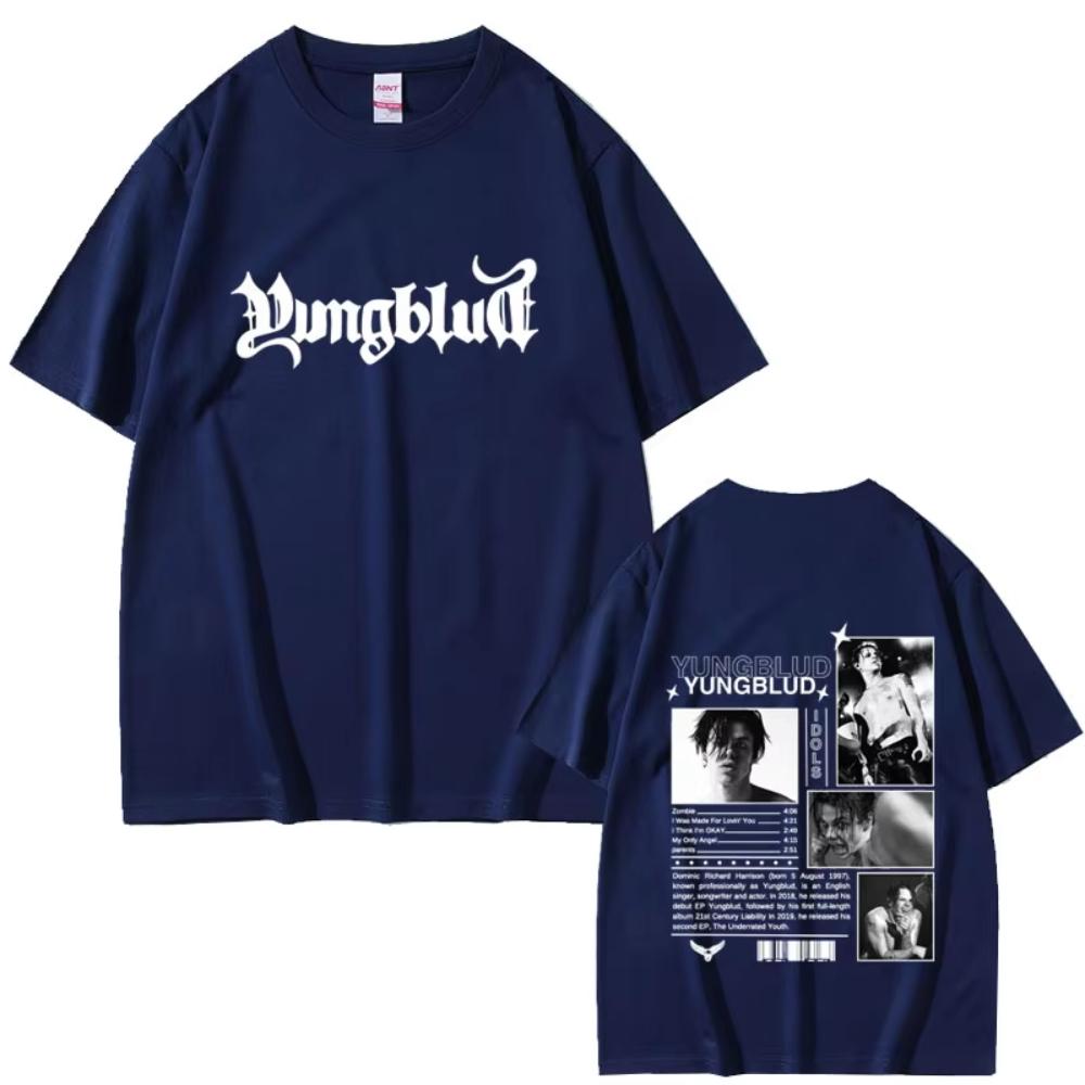 Yungblud IDOLS Tour 2025 Graphic T-shirts Men Women Fashion Hip Hop Gothic Streetwear Male Casual Soft Cotton Oversized T Shirts