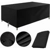 Capa para Mesa de Jardim 200x100x75cm Mobiliário de Exterior Impermeável à Prova de Vento Resistente a UV Tecido Oxford Capa para Mobiliário (200x100x75cm) STOL