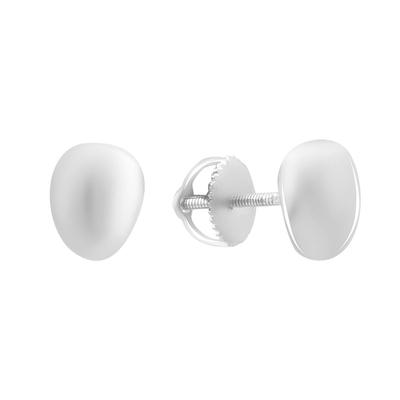 Silver Earrings Without Stones (2192640)