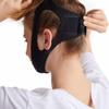 Black Triangle Anti-Snoring Breathable Chin Strap for Adults