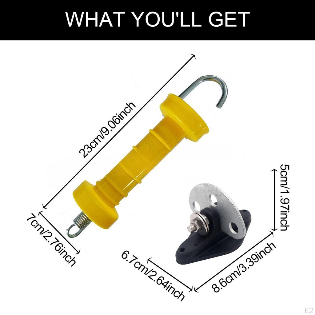 Electric Fence Gate Handle And Anchor Kit for Easy Setup in Livestock Areas
