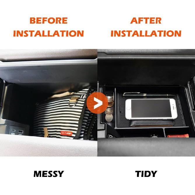 JOJOMARK Compatible with Toyota Sienna 2021 2022 2023 2024 Accessories Center Console Tray Organizer
