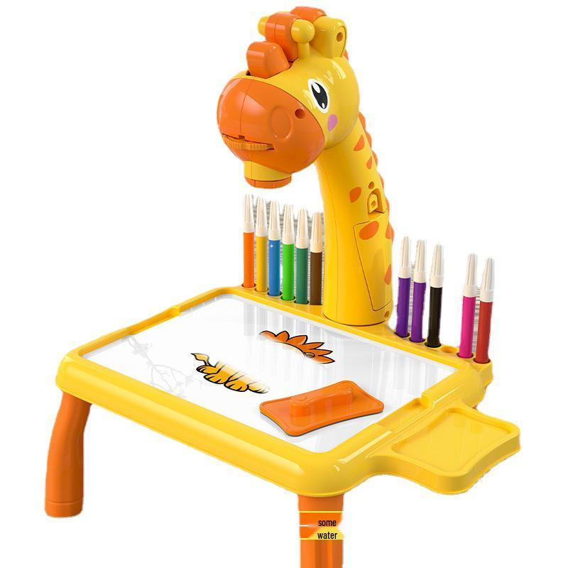 Little Deer Projector Drawing Board: Educational Art & Writing Toy for Children