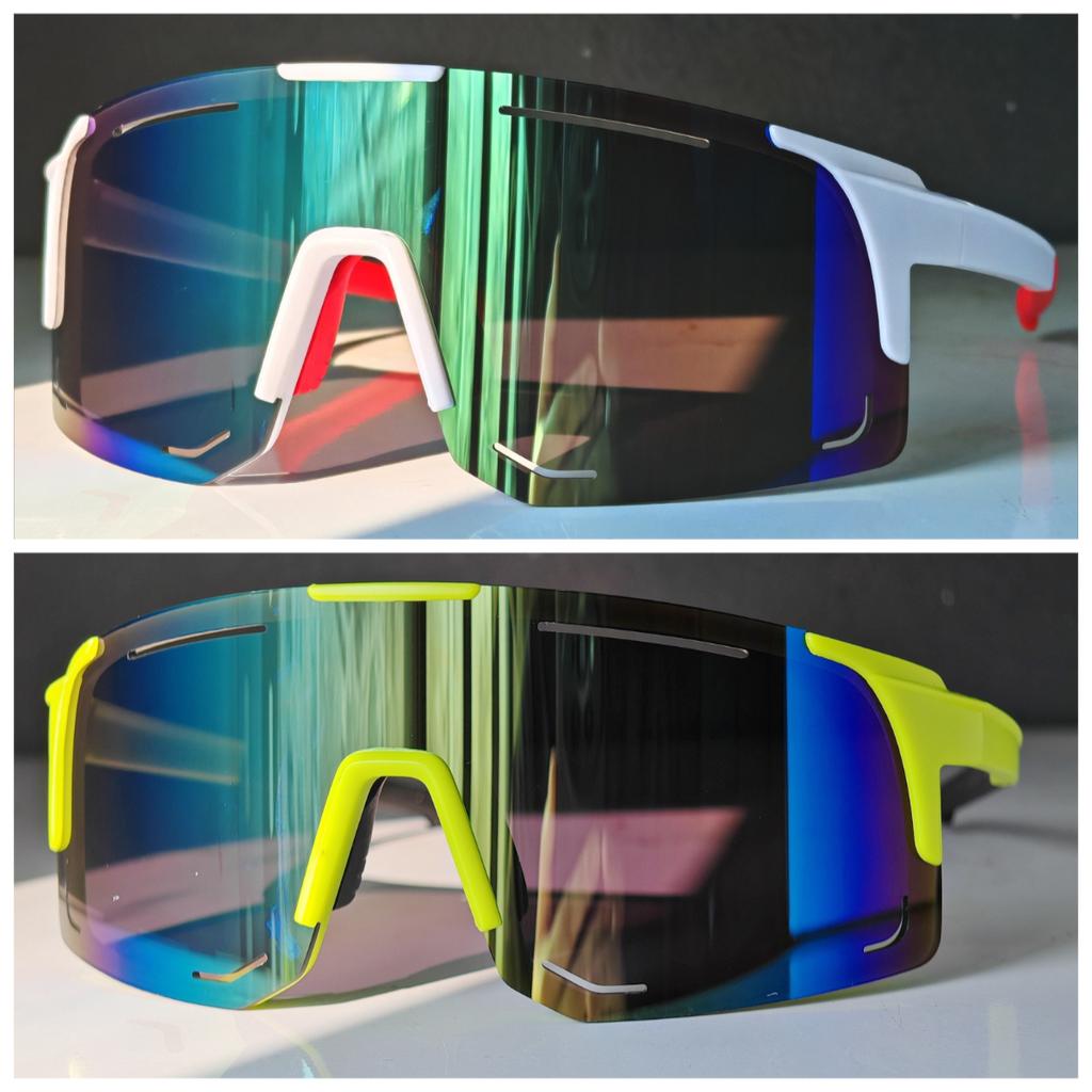 2pcs Outdoor Sports Glasses Cycling Glasses Sun Protection Sunglasses Windproof Fishing Sunglasses