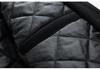 Herren Herbst/Winter Baumwollgepolsterte Woll-Baseballkragenjacke, Übergröße