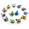 50/100PCS Artificial Plastic Butterfly Home Room Decora Headwear Accessories Wall Stickers Diy Candy Box Scrapbook Wedding Party