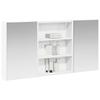 Bathroom Cabinet Set 3 Pcs 100 X 10.5 X 50 Cm Particleboard